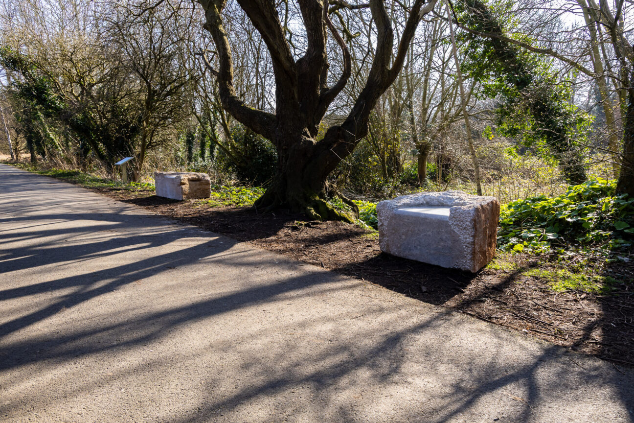 A series of sculptures by Emma Smith along the Scarborough to Scalby section of the Cinder Track