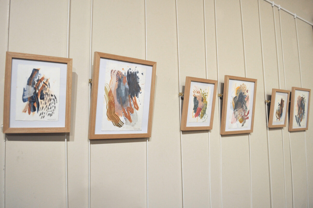 Small paintings by Kirsty Davis